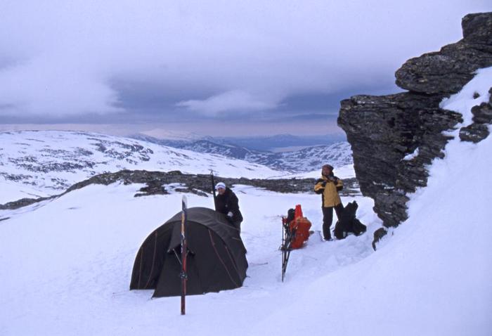 tältplats
